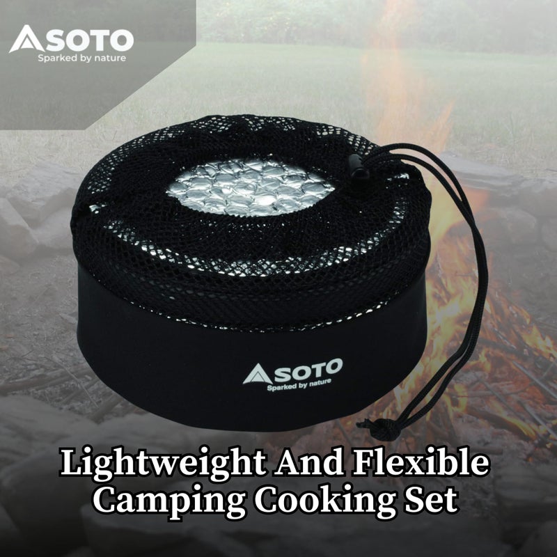 SOTO Navigator Camping Cookware for Outdoor Cooking - Durable Camping Cooking Set, Shock & Corrosion Resistant, Lightweight & Multi-Functional - Image 5